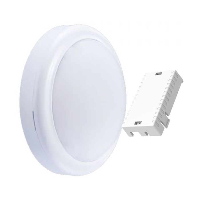 Signify Ecolink Multi Lumen CCT LED IP65 Bulkhead & Microwave Sensor Plug-In