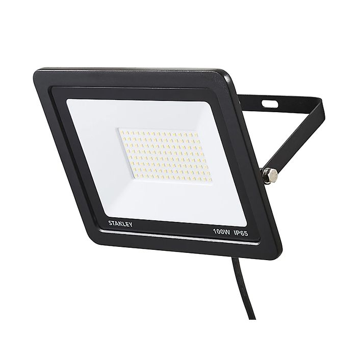 Stanley 100W LED Slimline Floodlight Black