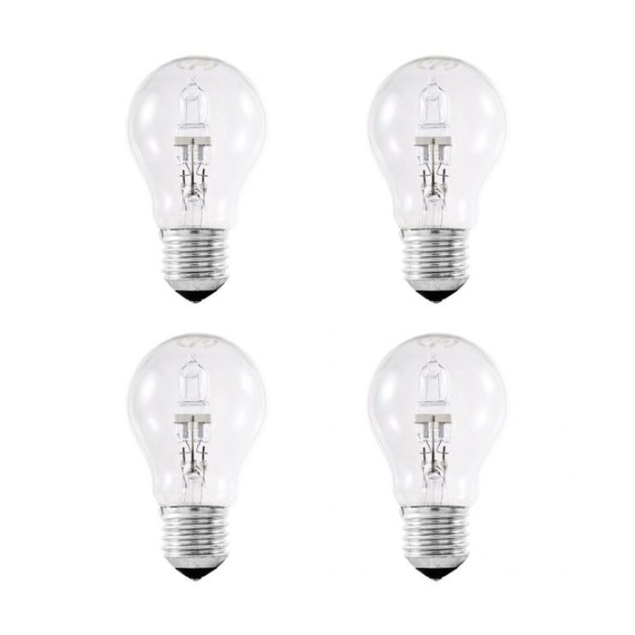 Sylvania 70W Halogen E27 GLS Clear - 4 PACK