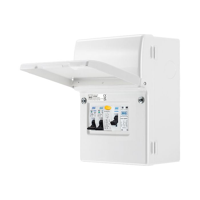 SyncEV White Internal 40A Type A RCD, B Curve MCB Type 2 SPD