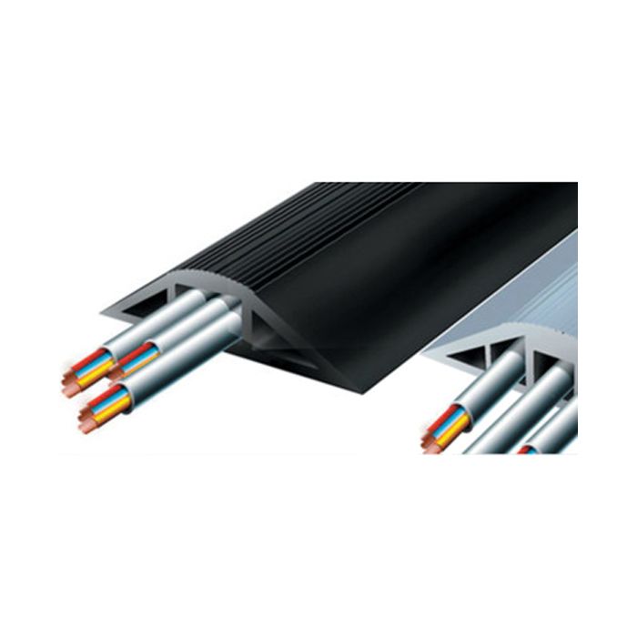 Vulcascot BNC/1 Snap Fit Multi Compartment Cable Protector - 9m Grey