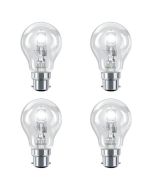 42W B22 A55 Philips EcoClassic 30 Halogen GLS - 4 PACK