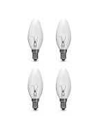 25W SES Clear Candle 35mm Pack ofÂ 4
