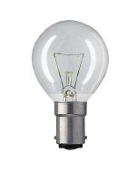 Crompton 40W Incandescent SBC Clear Golf Ball Bulb 10 Pack