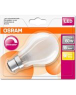 OSRAM 107687 LED GLS 8.5-75W 2700K B22 FROSTED