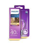 Philips Consumer Dimmable 5w Clear BC Golfball 2700K 