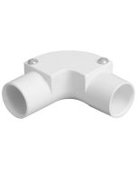 PVC Conduit Inspection Elbow - 20mm White 