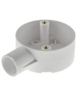 PVC Conduit Terminal Box - 20mm White