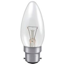 25w BC Clear Candle 35mm Pack Of 4