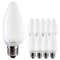 25W ES Clear Candle 35mm Pack of 10