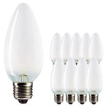 25W OPAL ES CANDLE 230V - 10 PACK