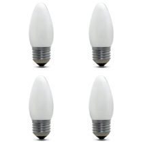 25W OPAL ES CANDLE 230V - 4 PACK