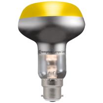 40W BC R64 Yellow Spot