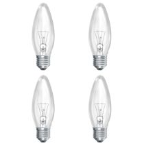 40W ES Clear Candle 35mm Pack of 4