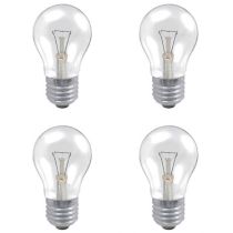 40W ES CLEAR GLS 230V PACK OF 4