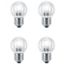 42W E27 P45 Halogen Golf Ball - 4 PACK