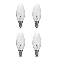 25W SES Clear Candle 35mm Pack ofÂ 4