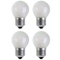 60W ES OPAL GOLF BALL 230V PACK OF 4