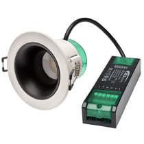 7W LED Anti-Glare CCT Fixed White Downlight Tool Free Termination
