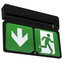 Ansell Adler Exit Sign - Black