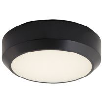 Ansell Delta CCT 2 Black 7-12W LED Bulkhead-Corridor Function and Emergency