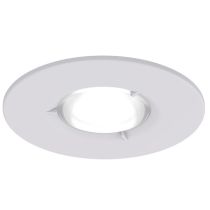 Ansell Edge GU10 Fire Rated Downlight 50W Matt White