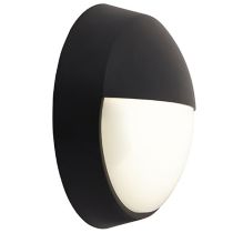 Ansell Helder 13W Black LED Circular Eyelid Bulkhead CCT