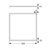 Ansell Spektrum LED CCT Panel Frame 28W Emergency