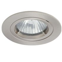 Ansell Twistlock GU10 35W IP44 Die-Cast Downlight Satin Chrome