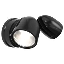 Ansell Zeker IP65 25W CCT Black Security Spot Light