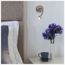 Astro Fosso Matt Nickel Switched LED Reading Light 