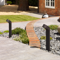 Astro Soprano Textured Black Bollard