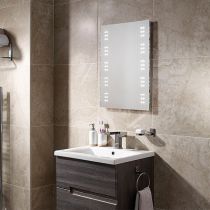 Ava LED Battery Operated Mirror 700x500x30 Cool White
