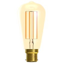 Bell 3.3W LED Dimmable Vintage Amber Squirrel Cage (ST64) BC 2200K