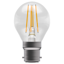 Bell 3.3W LED Filament Clear Round Dimmable  BC 4000K