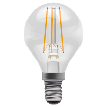 Bell 3.3W LED Filament Clear Round  SES 4000K