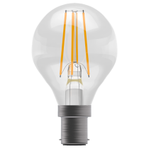 Bell Genesis 4.5W LED Filament Clear Round Dimmable SBC 2700K