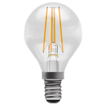 Bell Genesis 4.5W LED Filament Clear Round Dimmable SES 2700K