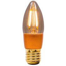 BELL 01453 4W LED Vintage Candle Dimmable ES Amber 2000K