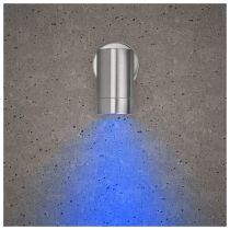 BELL Luna GU10 Fixed Wall Light - IP65, Stainless Steel (lamp not included)