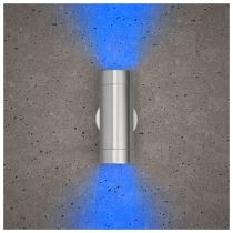 BELL Luna GU10 Up/Down Wall Light - IP65, Stainless Steel (lamp not included)