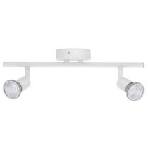 Bell Lighting Luna Twin GU10 Spotlight - White, IP20