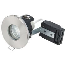 Bell Fire Rated MV Shower Downlight Satin Nickel