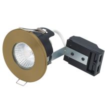 Bell Fire Rated MV / LV Downlight Antique Brass
