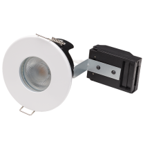 Bell Fire Rated MV Shower Downlight Matt White