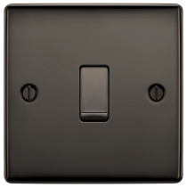 BG Nexus Metal Black Nickel Intermediate Switch 20A 16AX 2 Way