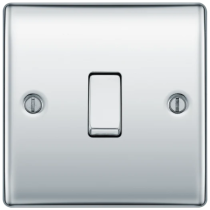 BG Nexus Metal Polished Chrome Intermediate Switch 20A 16AX 2 Way 