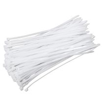 Cable Ties White 200 x 4.8mm White x 100