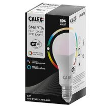 Calex Smart RGB Standard LED lamp 8.5W 2200-4000K Dimmable E27