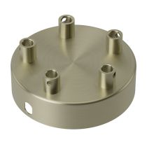 Calex 940072 Metal Ceiling Rose Matt Bronze 100mm 5 holes